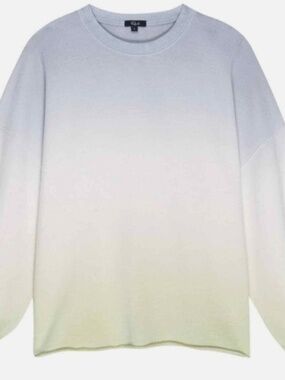 Rails Reeve Ombre Dip Dye Sweatshirt Blue Mint Size Large Oversized